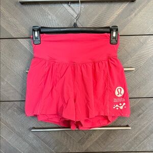 Lululemon Vibrant Pink Shorts